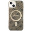Guess GUHMP13MH4STW iPhone 13 / 14 / 156.1 brązowy/brown hardcase 4G MagSafe